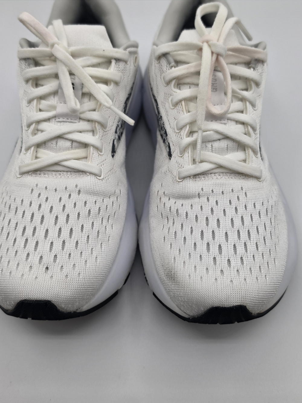 Brooks Ghost 16 Running Shoes, White/ Oyster/ Lava, Women's 9 B - Picture 5 of 10